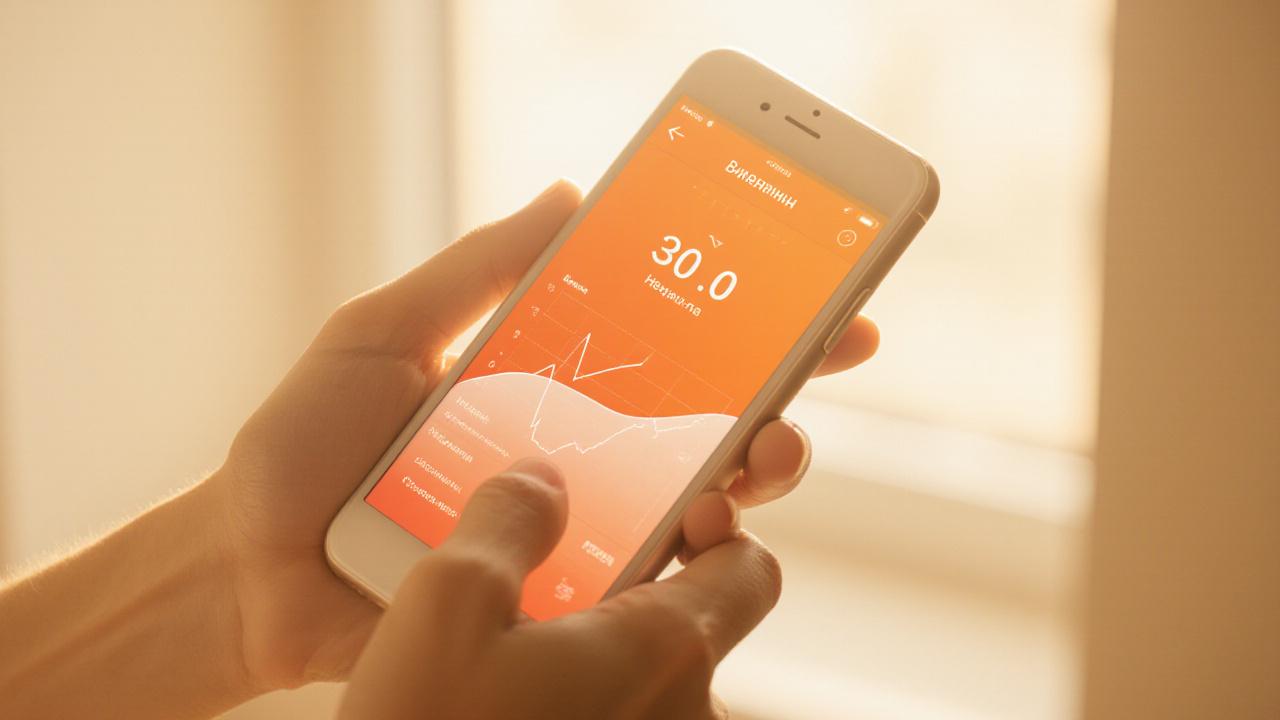 Інтерфейс програми VitaRenova на смартфоні